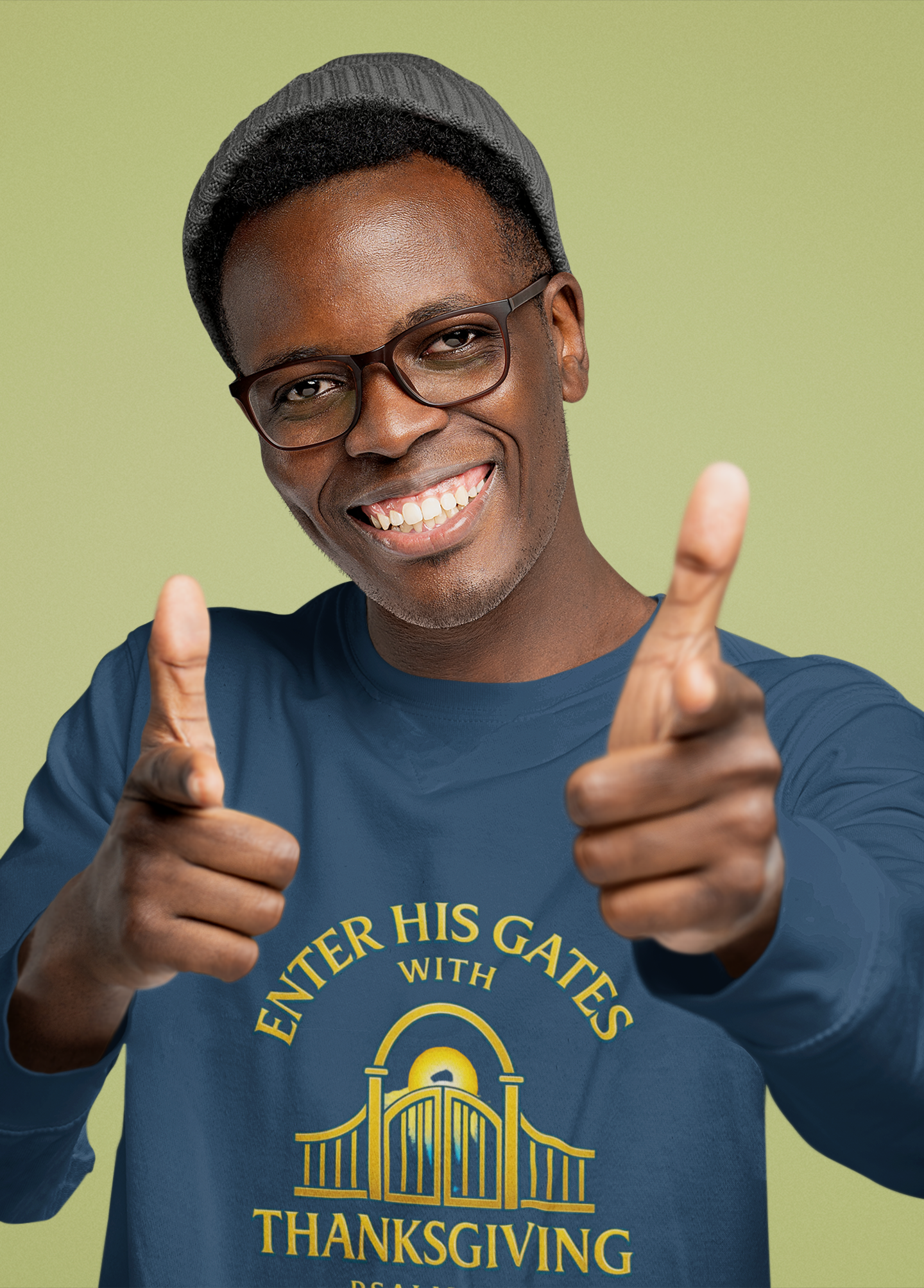 Enter His Gates with Thanksgiving – Unisex Long Sleeve T-Shirt