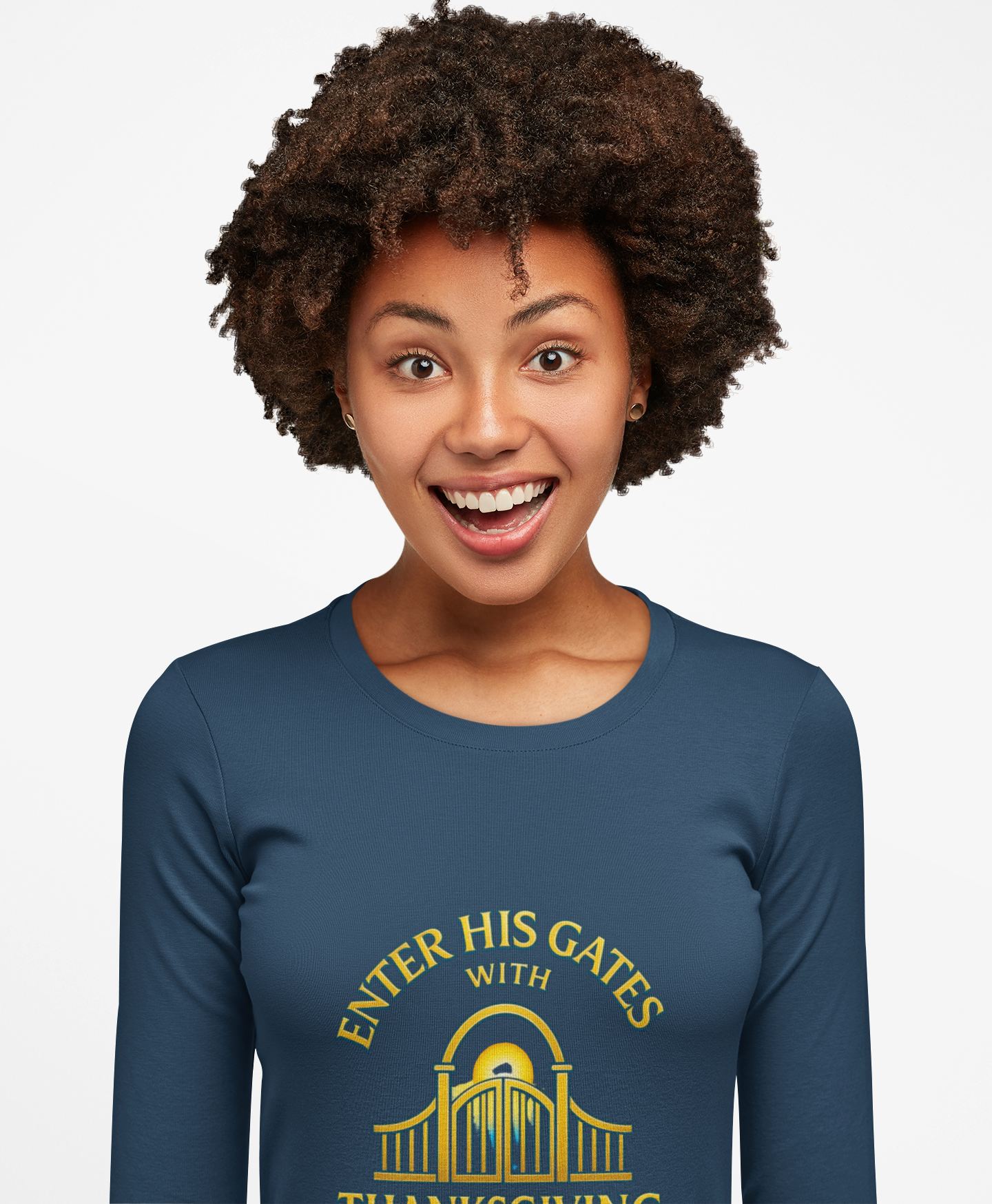 Enter His Gates with Thanksgiving – Unisex Long Sleeve T-Shirt