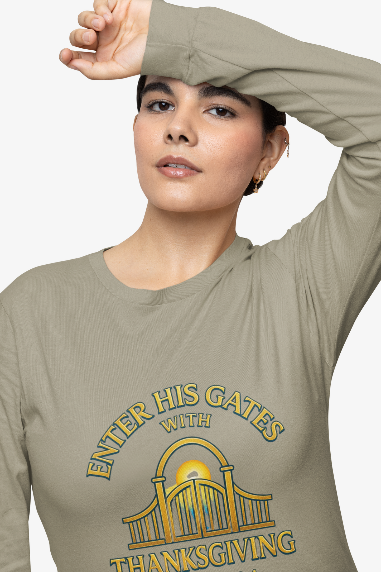 Enter His Gates with Thanksgiving – Unisex Long Sleeve T-Shirt