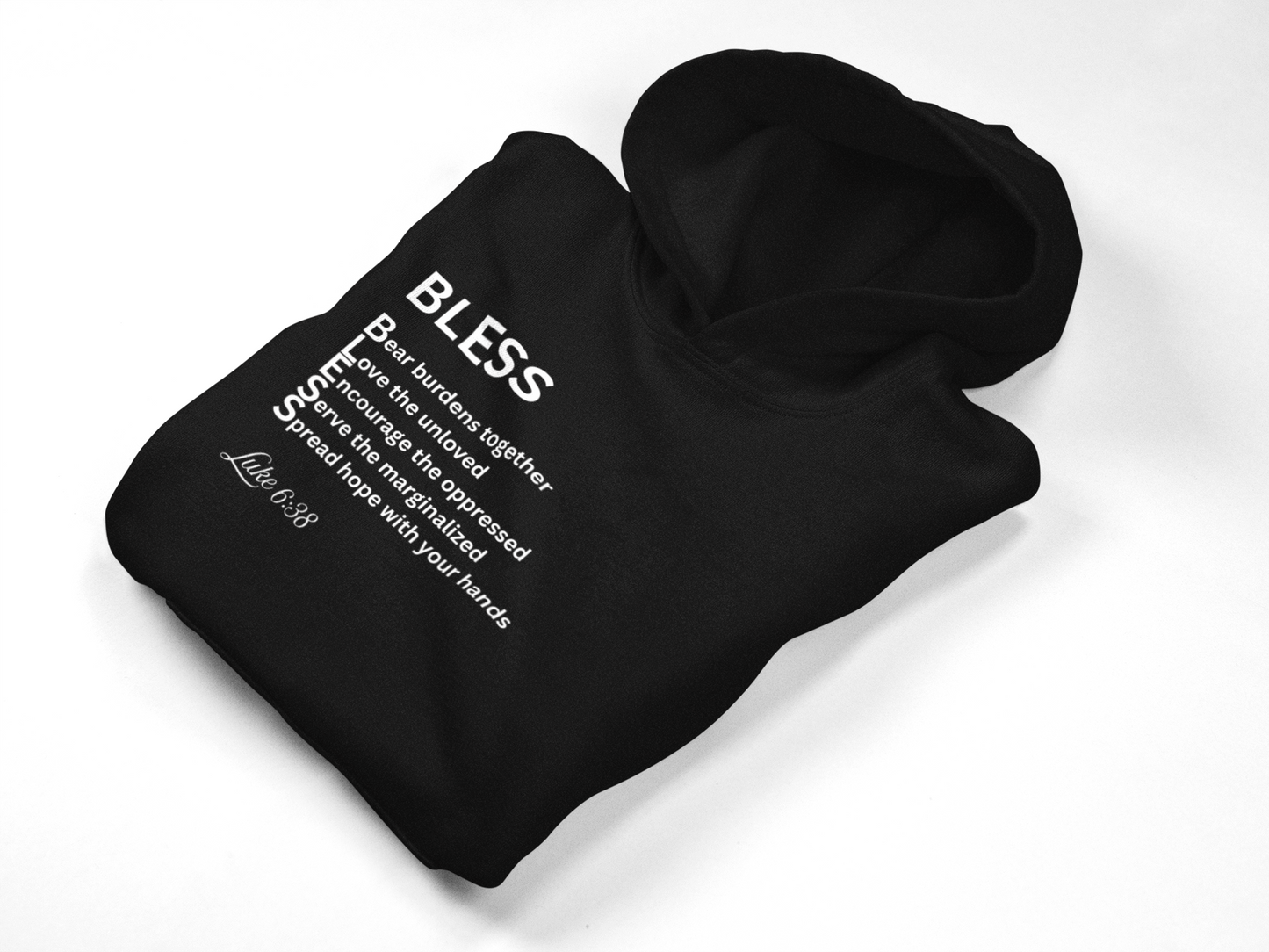 BLESS Social Justice Acrostic Hoodie
