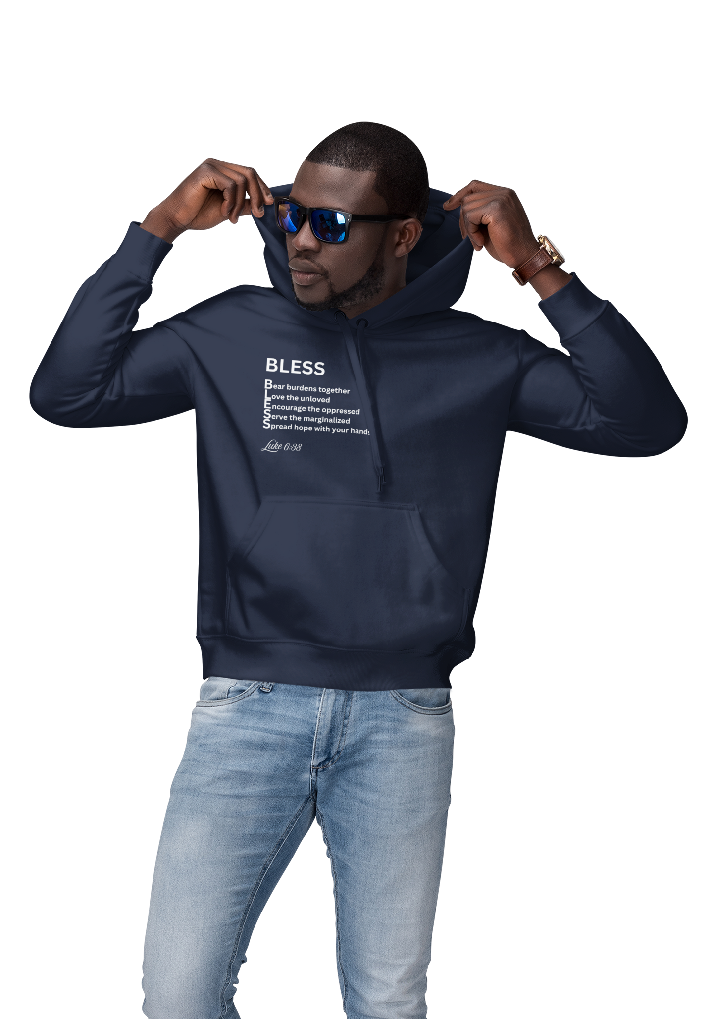 BLESS Social Justice Acrostic Hoodie