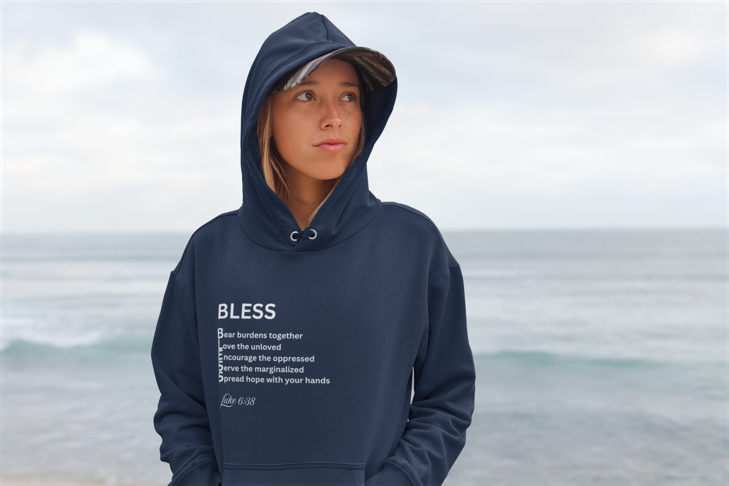 BLESS Social Justice Acrostic Hoodie