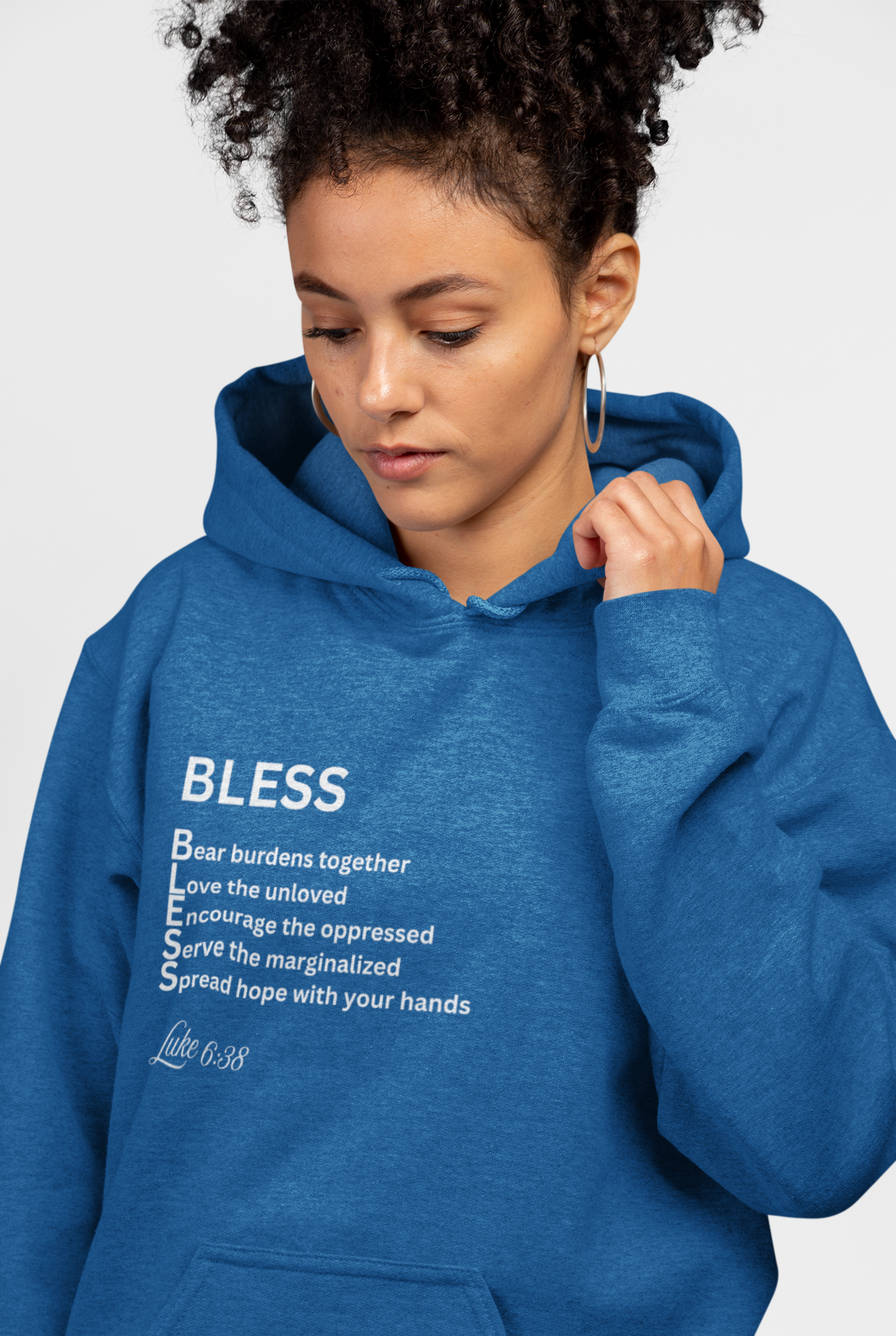 BLESS Social Justice Acrostic Hoodie