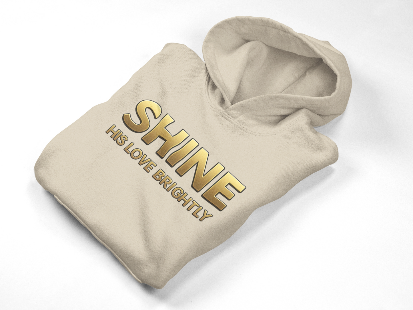 Shine His Love Brightly Unisex Midweight Softstyle Fleece Hoodie