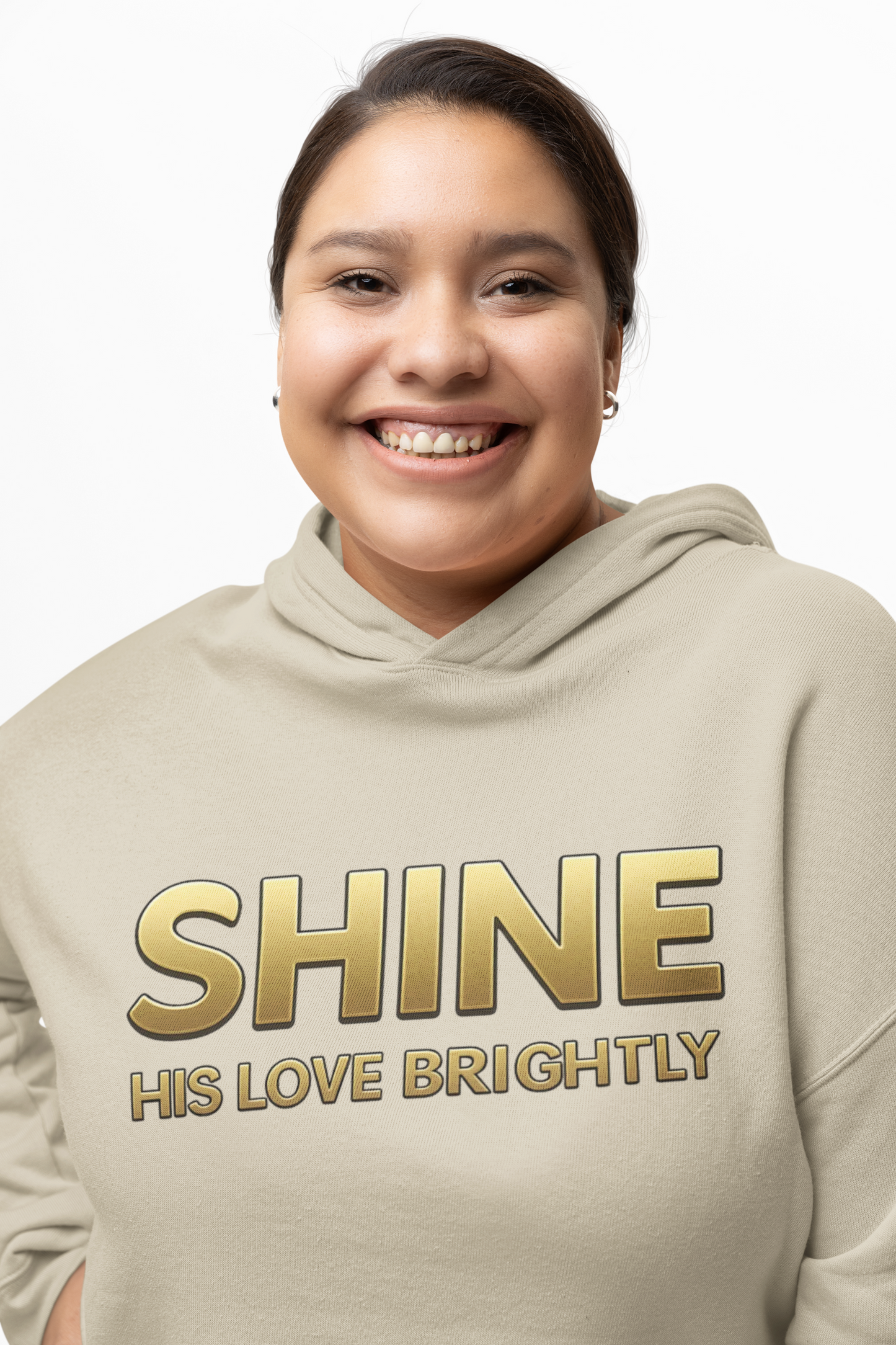 Shine His Love Brightly Unisex Midweight Softstyle Fleece Hoodie
