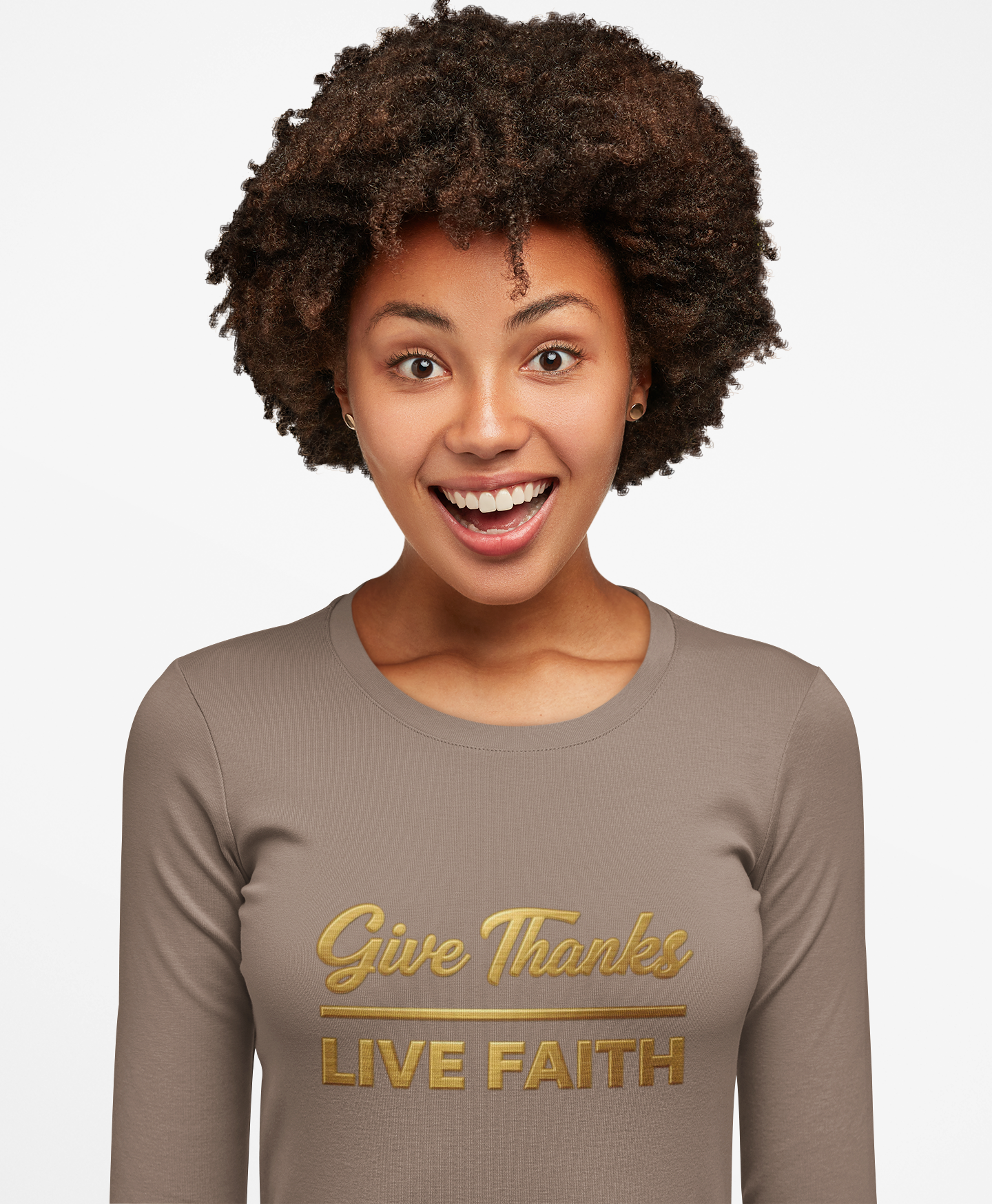Give Thanks Live Faith Unisex Long Sleeve T-Shirt