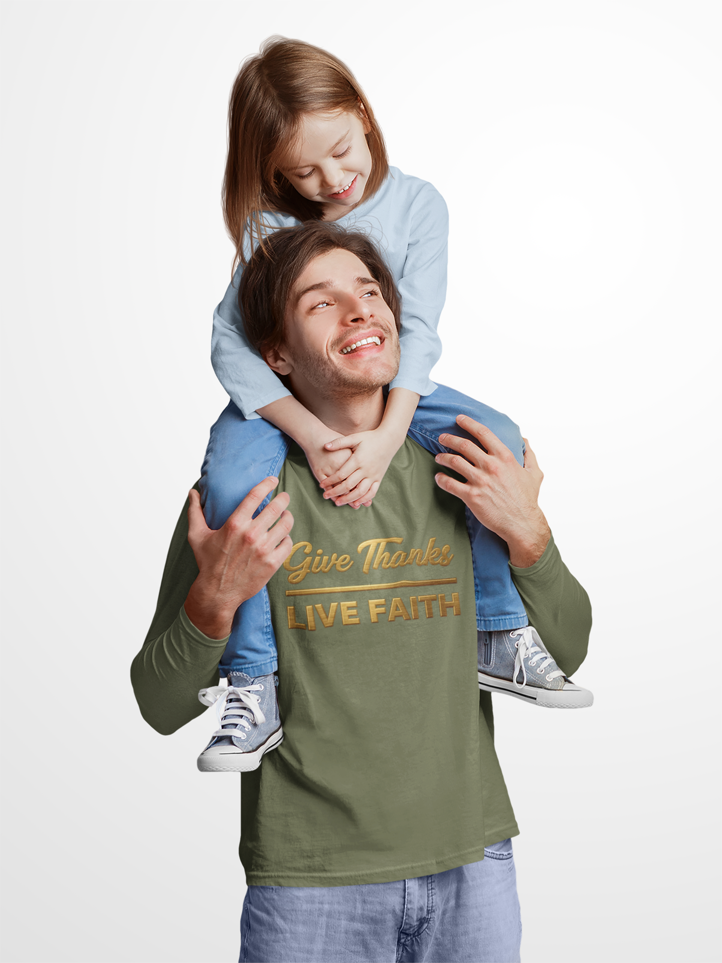 Give Thanks Live Faith Unisex Long Sleeve T-Shirt