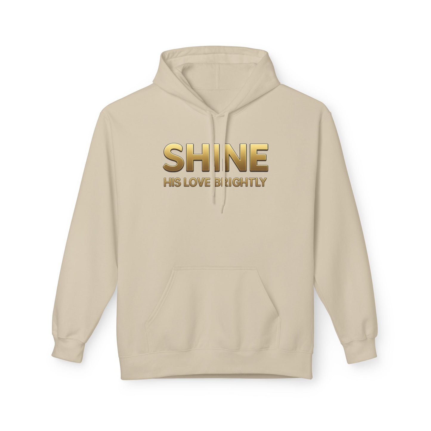 Shine His Love Brightly Unisex Midweight Softstyle Fleece Hoodie