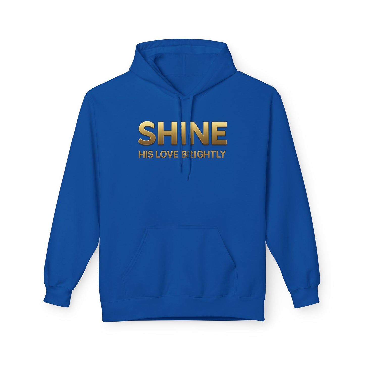 Shine His Love Brightly Unisex Midweight Softstyle Fleece Hoodie