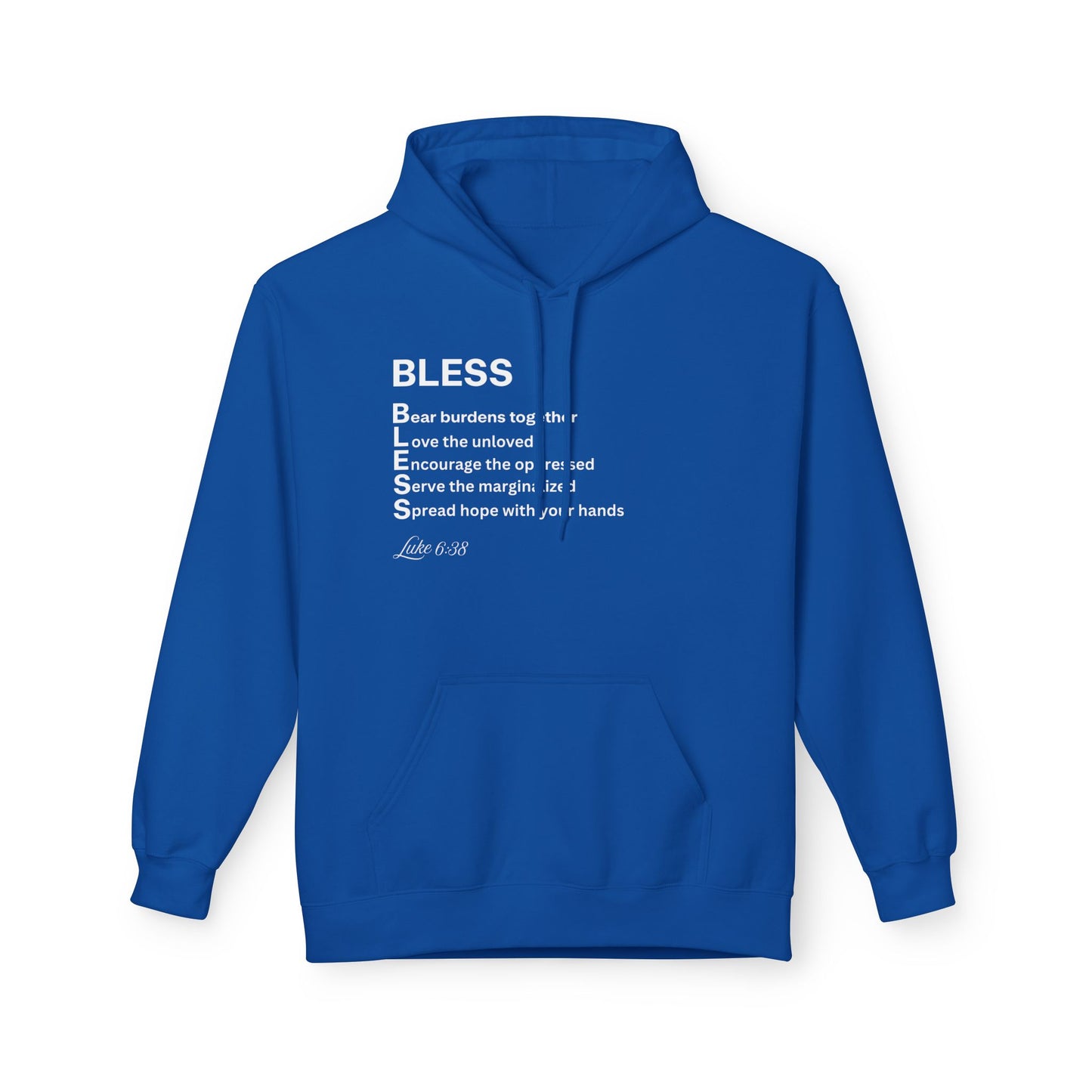 BLESS Social Justice Acrostic Hoodie